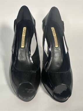 Classic Black Patent Stiletto Pumps